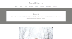 Desktop Screenshot of davidmilazzo.com